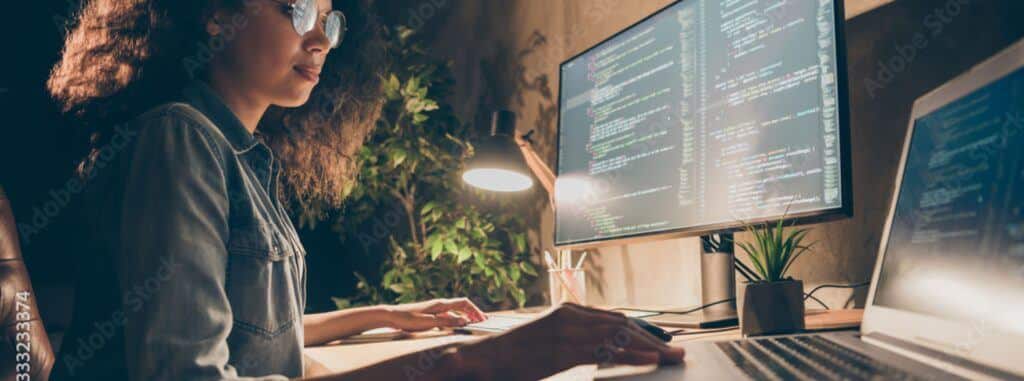 it team working together